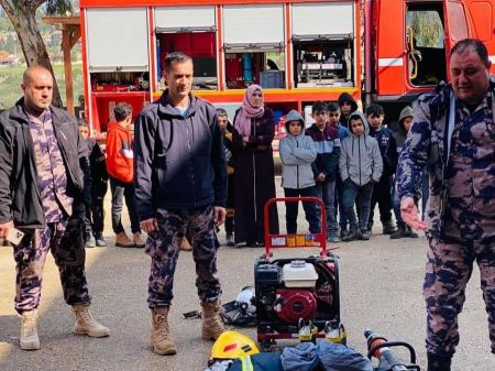 فعاليات وقاية وسلامة بمدرسة الفاروق في برطعة